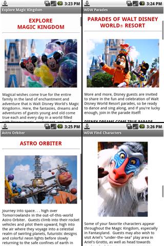 Walt Disney World Notescast Android Travel