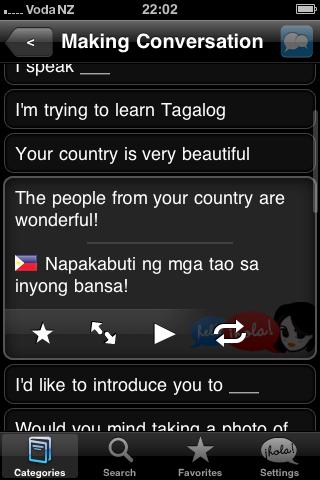 Lingopal Tagalog (Filipino) Android Travel