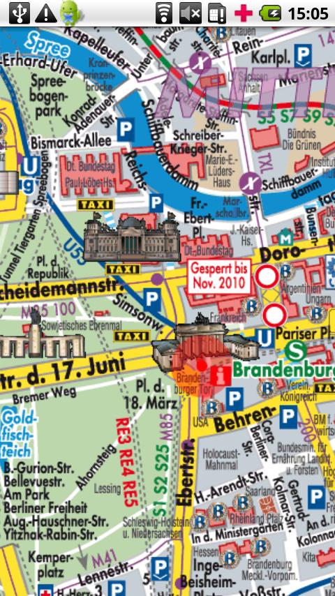 Berlin Stadtplandienst Android Travel