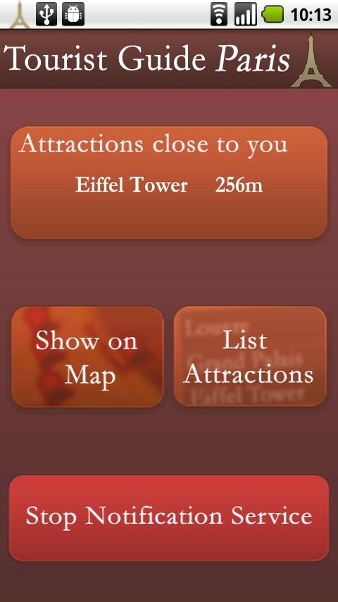 Tourist Guide Paris Android Travel