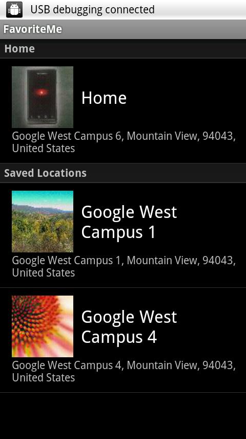 FavoriteMe Android Travel & Local
