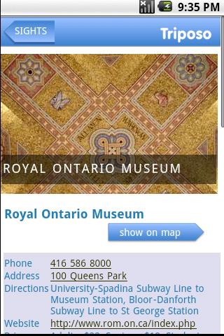 Toronto Travel Guide Android Travel
