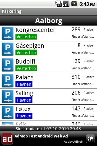 Parking Denmark Android Travel & Local