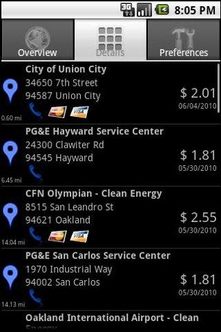 Alternative Fuel Locator USA Android Travel