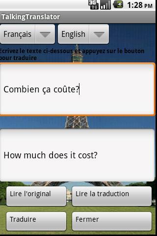 Talking Translator Android Travel