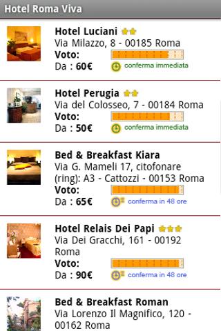 Rome Hotels By Roma Viva Android Travel