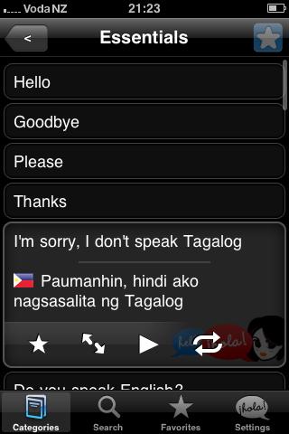 Lingopal Tagalog Lite Android Travel