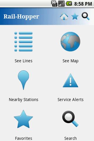 Rail-Hopper for Metra Android Travel & Local