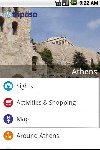 Athens Travel Guide by Triposo Android Travel & Local
