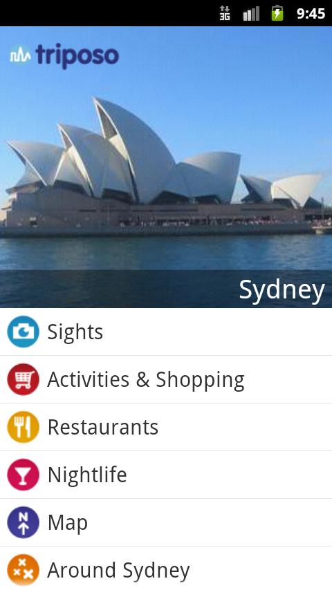 Sydney Travel Guide by Triposo Android Travel & Local