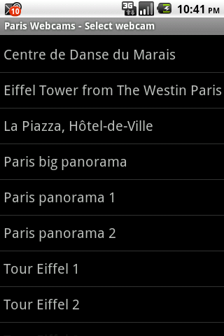 Paris Webcams Android Travel