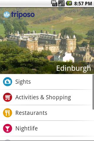 Edinburgh Travel Guide Triposo Android Travel & Local
