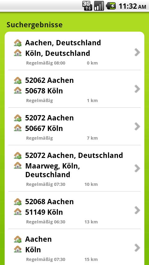 Fahrten Android Travel