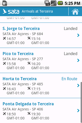 SATA Airline Android Travel & Local