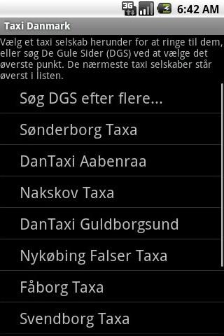 Taxi Denmark Android Travel