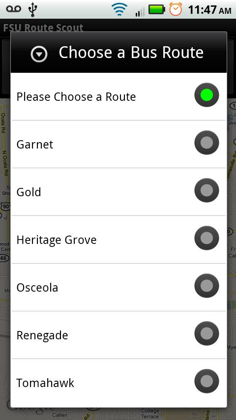 FSU Route Scout Android Travel