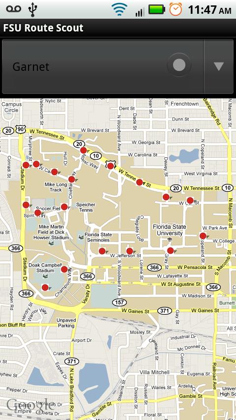 FSU Route Scout Android Travel
