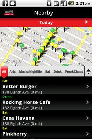 Time Out New York Android Travel