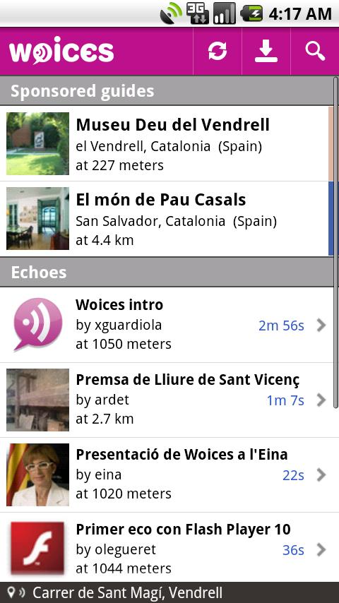 Woices Android Travel & Local