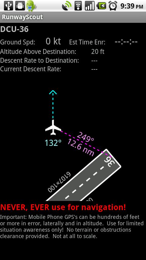 Avilution RunwayScout Android Travel & Local