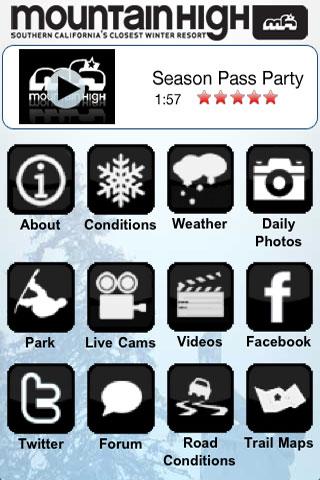 Mountain High PowderGuide Android Travel & Local