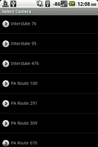 Philly Area Traffic Cameras Android Travel