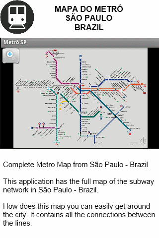 Metro Map – Sao Paulo – Brazil Android Travel & Local