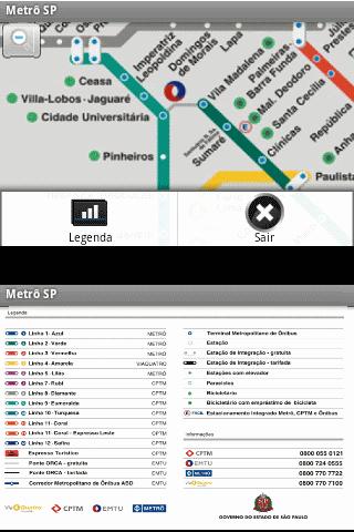 Metro Map – Sao Paulo – Brazil Android Travel & Local