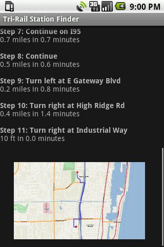 Tri-Rail Station Finder Android Travel