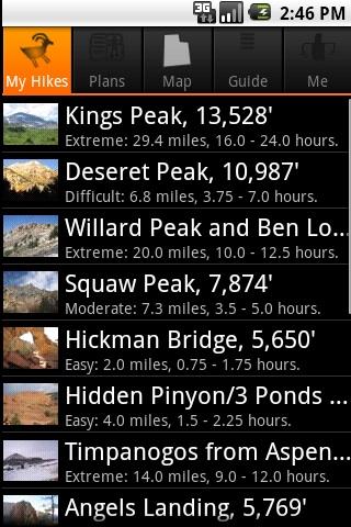 HikeUtah Android Travel