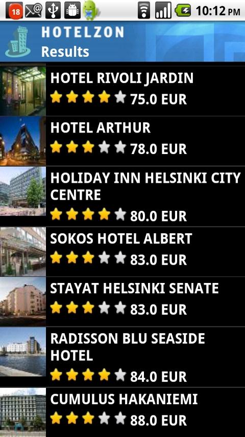 Hotelzon Android Travel