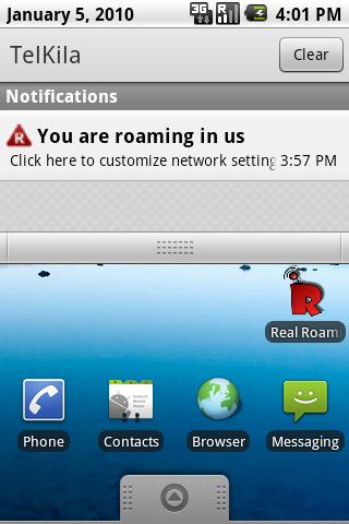 Real Roaming Alarm