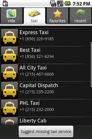 Taxi Caller Android Travel