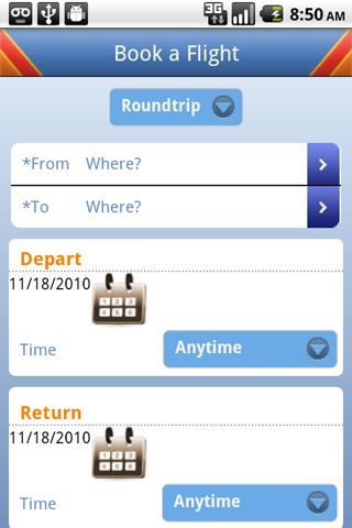 Southwest Airlines Android Travel