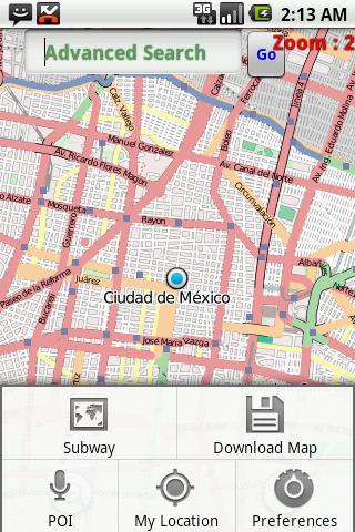 Mexico City Map Android Travel