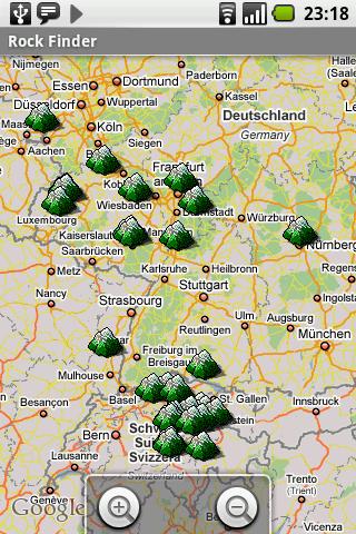 Rockfinder Android Travel