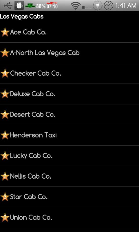 EzTaxi Las Vegas Android Travel & Local