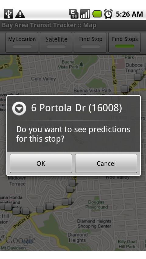 Bay Area Transit Tracker Lite Android Travel & Local