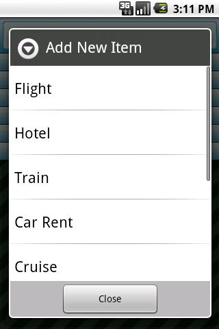 myBuddy TravelPlanner Android Travel