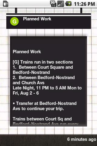 NYC Subway Status Android Travel