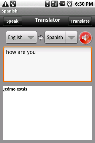 English Spanish Translator Android Travel