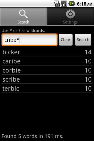 Unscrambler Beta Android Reference
