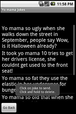 Yo mama jokes Ad-Free Android Reference