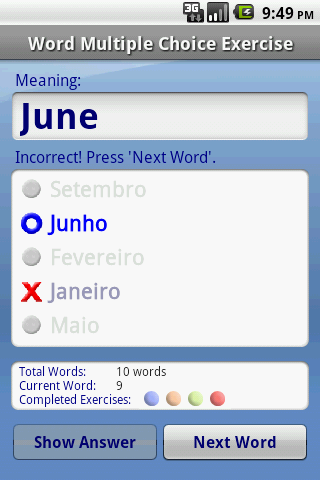 Portuguese Audio FlashCards Android Reference