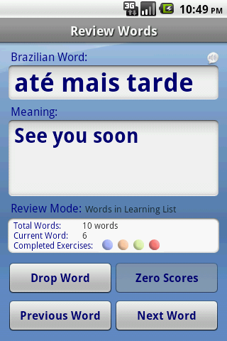 FREE Portuguese FlashCards Android Reference