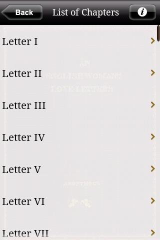 An Englishwoman’s Love-Letters Android Reference