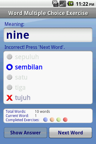 Indonesian Audio FlashCards Android Reference
