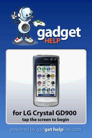 LG Crystal GD 90l- Gadget Help Android Reference