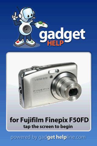 Fuji Finepix F50FD-Gadget Help Android Reference