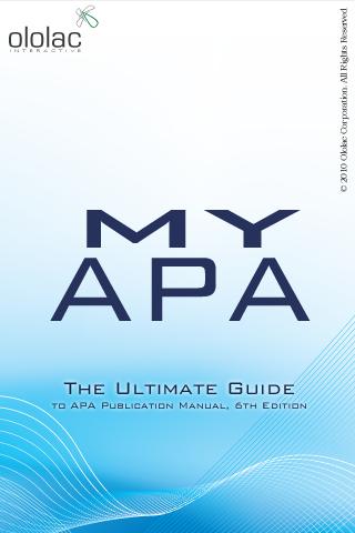 My APA Guide